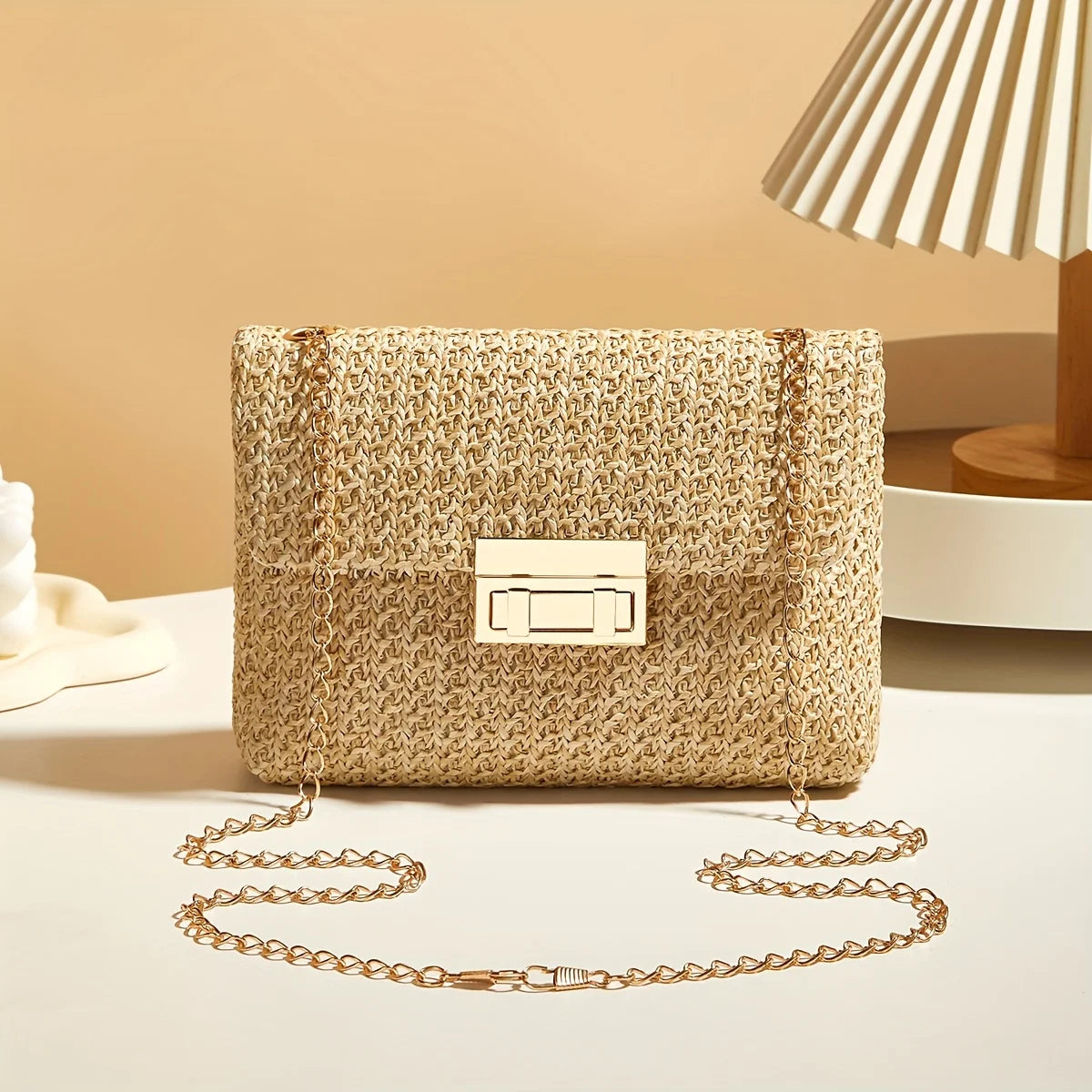 Zaya Straw Mini Bag