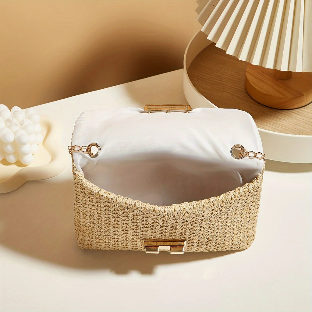 Zaya Straw Mini Bag