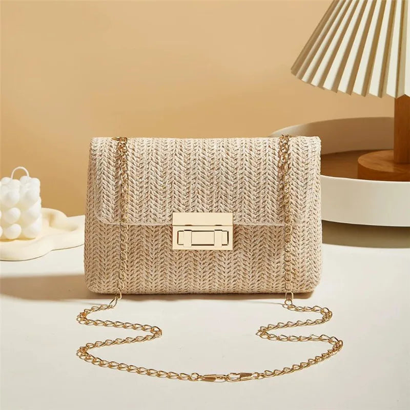 Zaya Straw Mini Bag